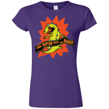 T-Shirts Purple / S When Reptar Ruled The Babies Junior Slimmer-Fit T-Shirt