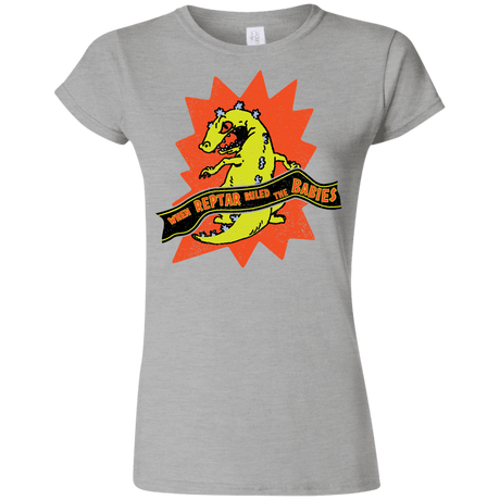 T-Shirts Sport Grey / S When Reptar Ruled The Babies Junior Slimmer-Fit T-Shirt