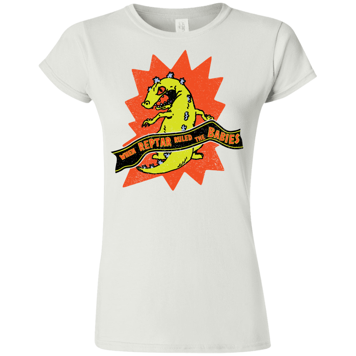 T-Shirts White / S When Reptar Ruled The Babies Junior Slimmer-Fit T-Shirt