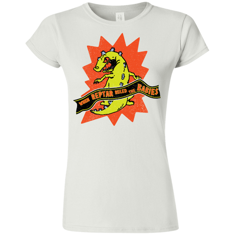 T-Shirts White / S When Reptar Ruled The Babies Junior Slimmer-Fit T-Shirt