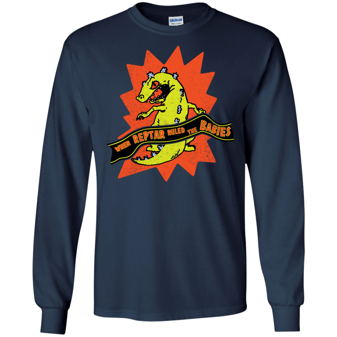 When Reptar Ruled The Babies Men's Long Sleeve T-Shirt