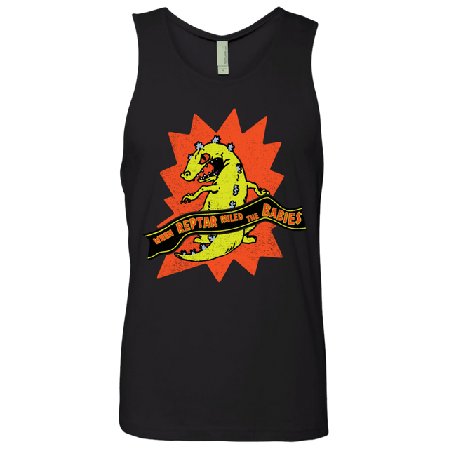 T-Shirts Black / S When Reptar Ruled The Babies Men's Premium Tank Top