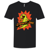 T-Shirts Black / X-Small When Reptar Ruled The Babies Men's Premium V-Neck