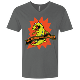 T-Shirts Heavy Metal / X-Small When Reptar Ruled The Babies Men's Premium V-Neck