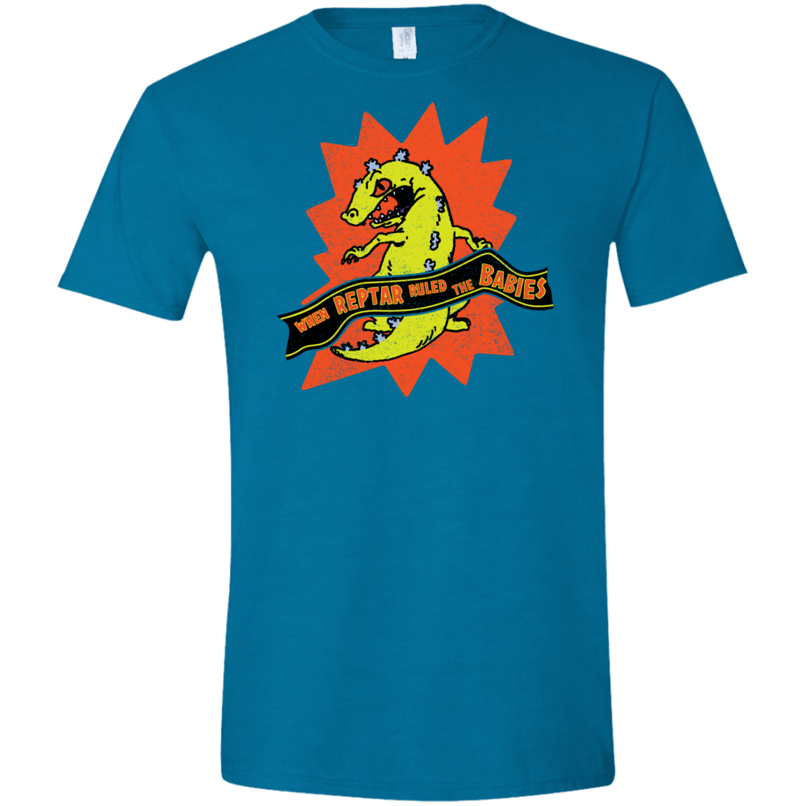 When Reptar Ruled The Babies Men's Semi-Fitted Softstyle