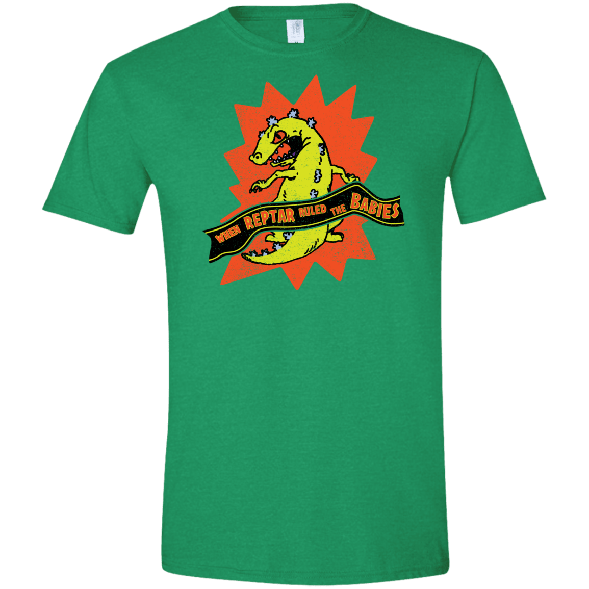 When Reptar Ruled The Babies Men's Semi-Fitted Softstyle