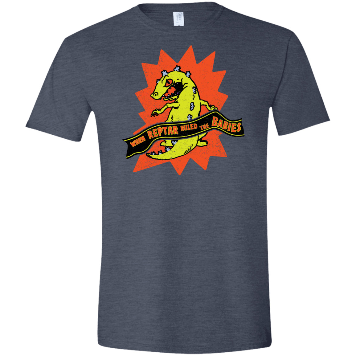 When Reptar Ruled The Babies Men's Semi-Fitted Softstyle