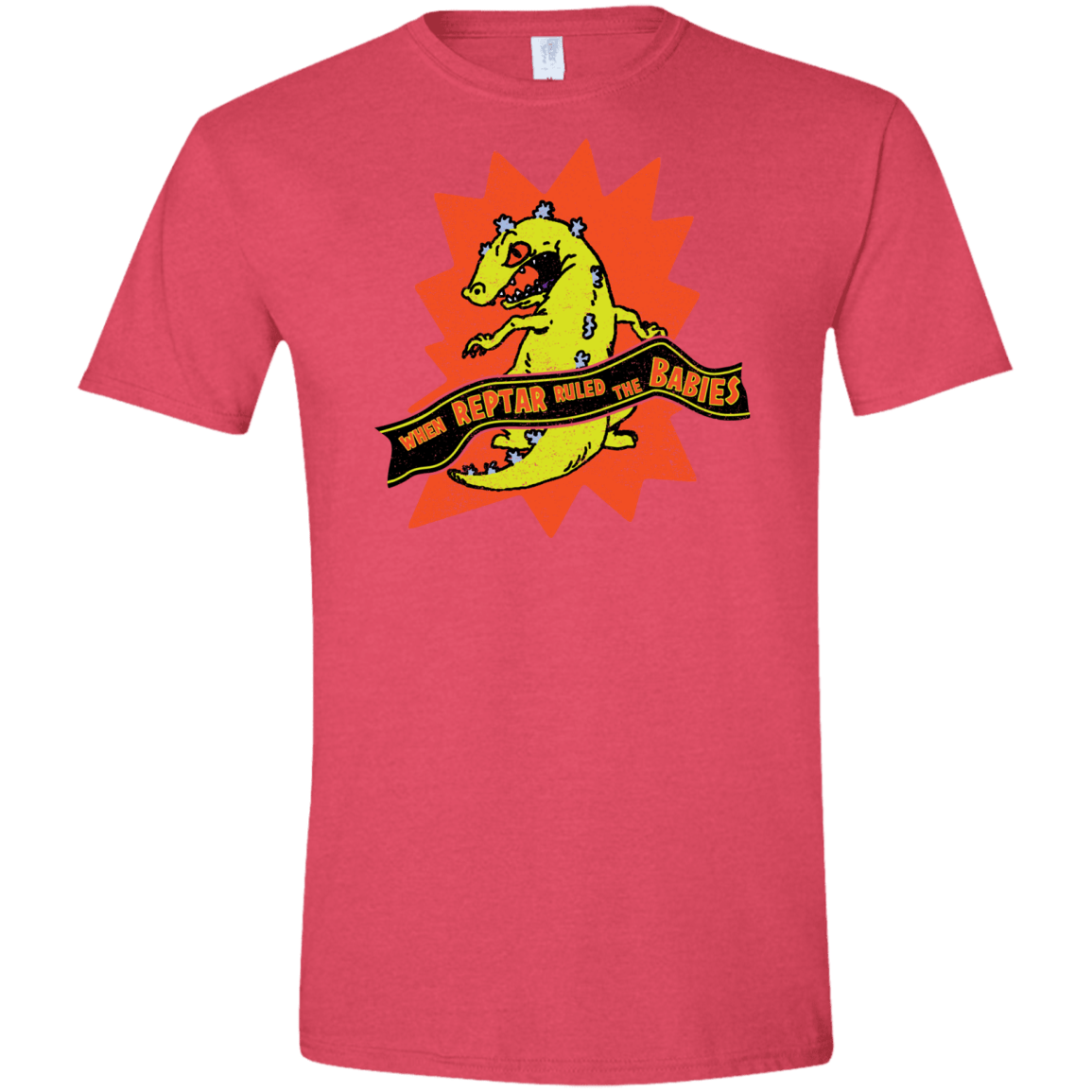 When Reptar Ruled The Babies Men's Semi-Fitted Softstyle