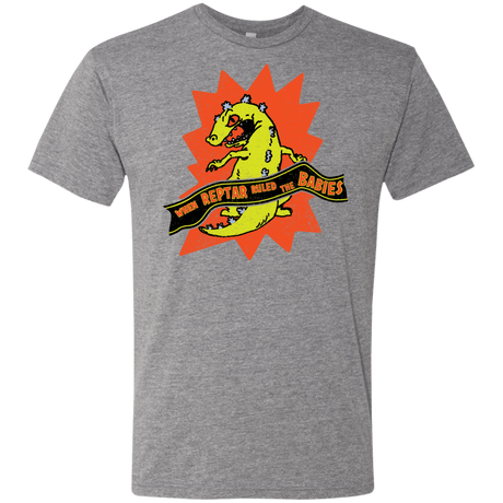 T-Shirts Premium Heather / S When Reptar Ruled The Babies Men's Triblend T-Shirt