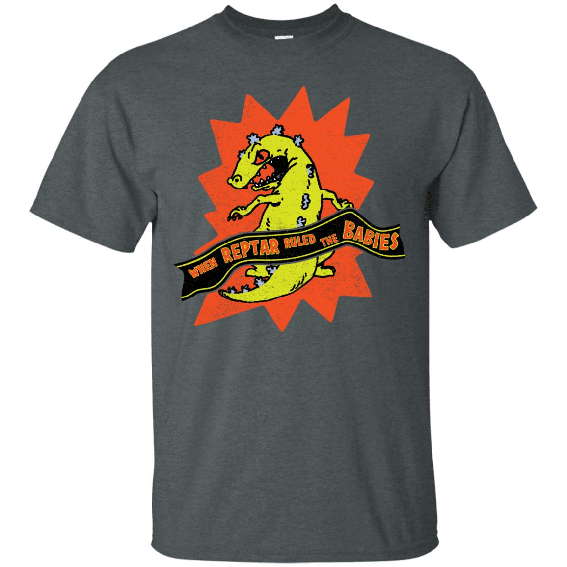 T-Shirts Dark Heather / S When Reptar Ruled The Babies T-Shirt