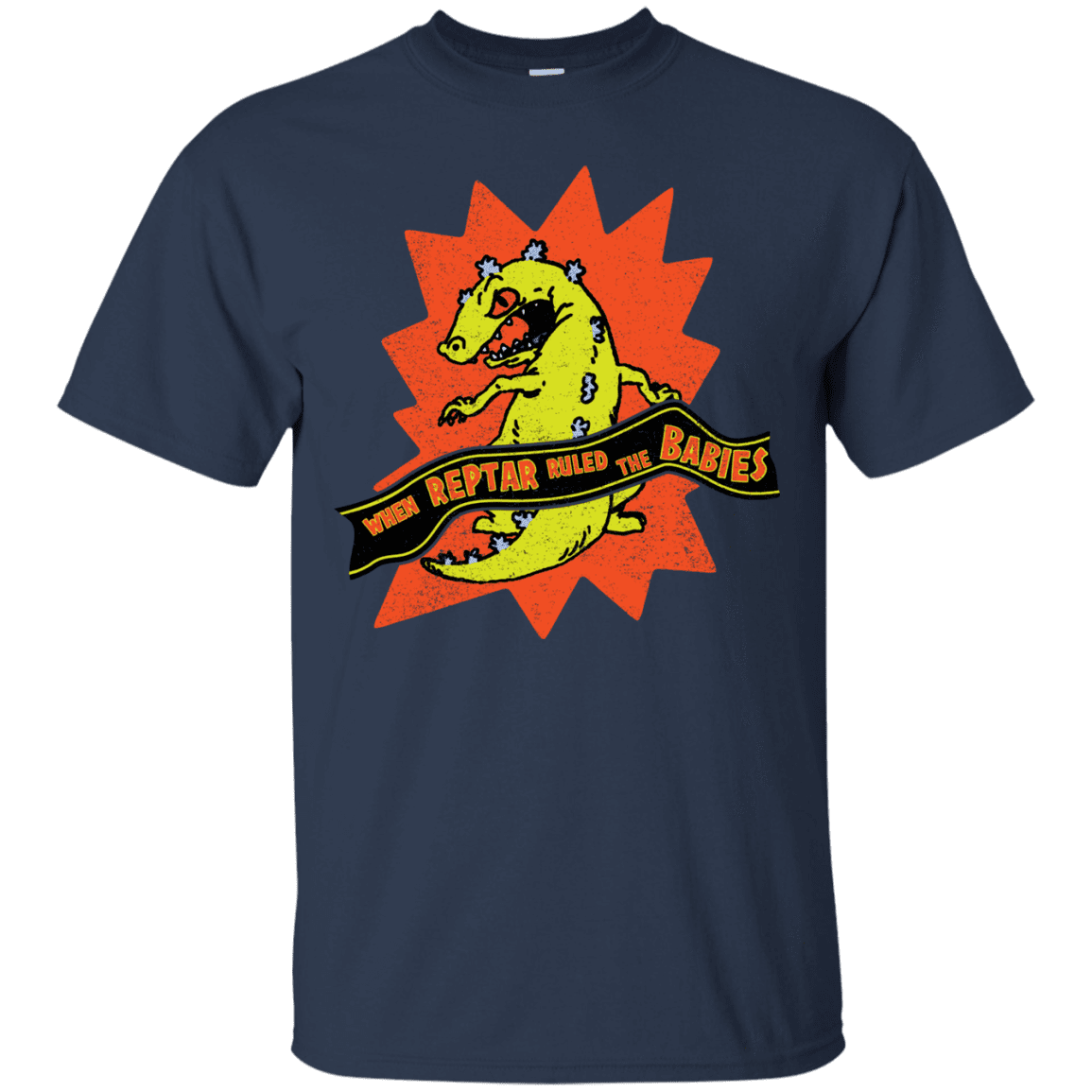 T-Shirts Navy / S When Reptar Ruled The Babies T-Shirt