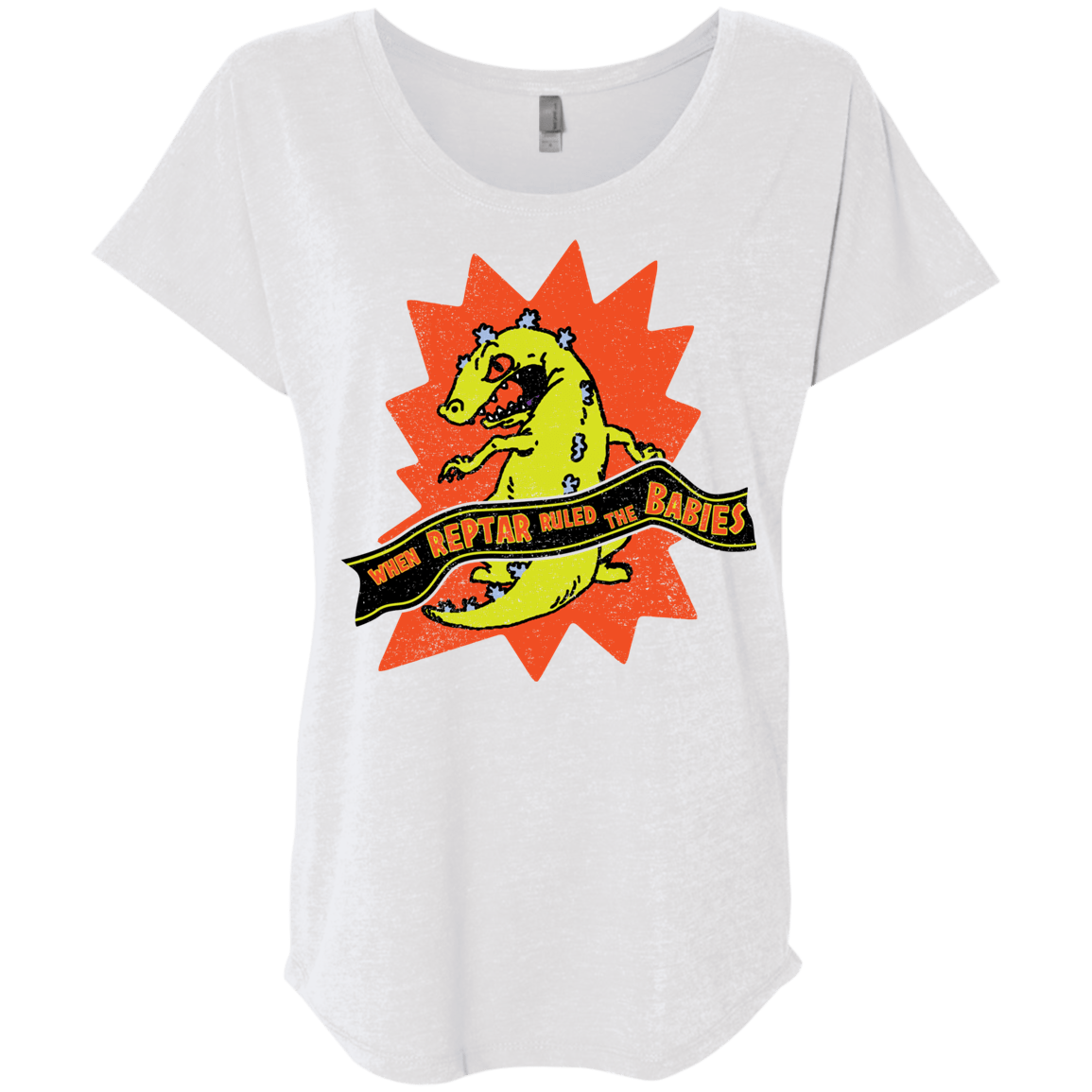 When Reptar Ruled The Babies Triblend Dolman Sleeve