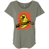 When Reptar Ruled The Babies Triblend Dolman Sleeve