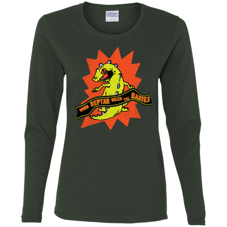 T-Shirts Forest / S When Reptar Ruled The Babies Women's Long Sleeve T-Shirt