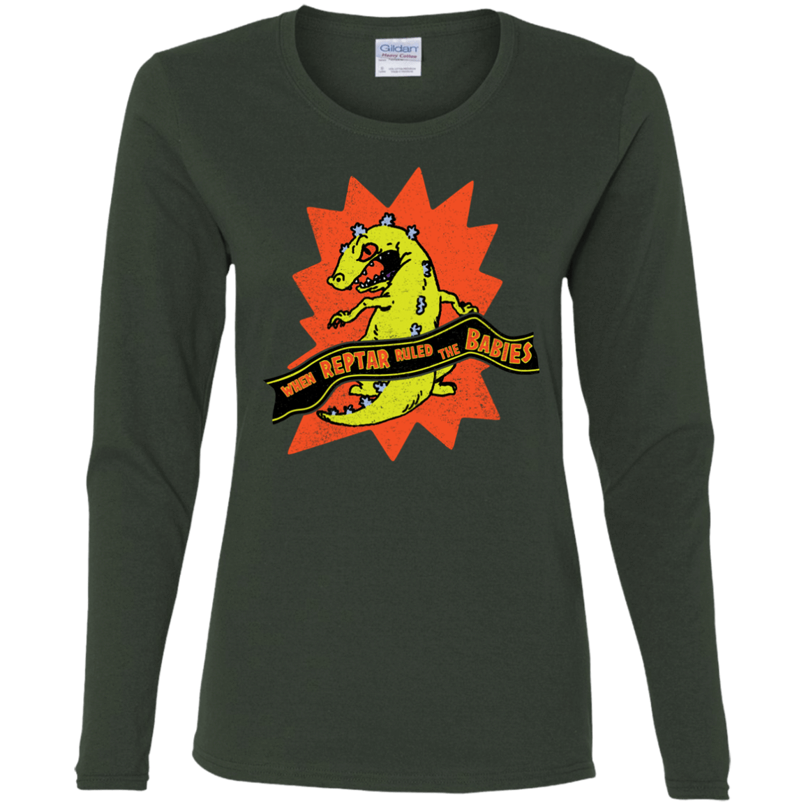 T-Shirts Forest / S When Reptar Ruled The Babies Women's Long Sleeve T-Shirt