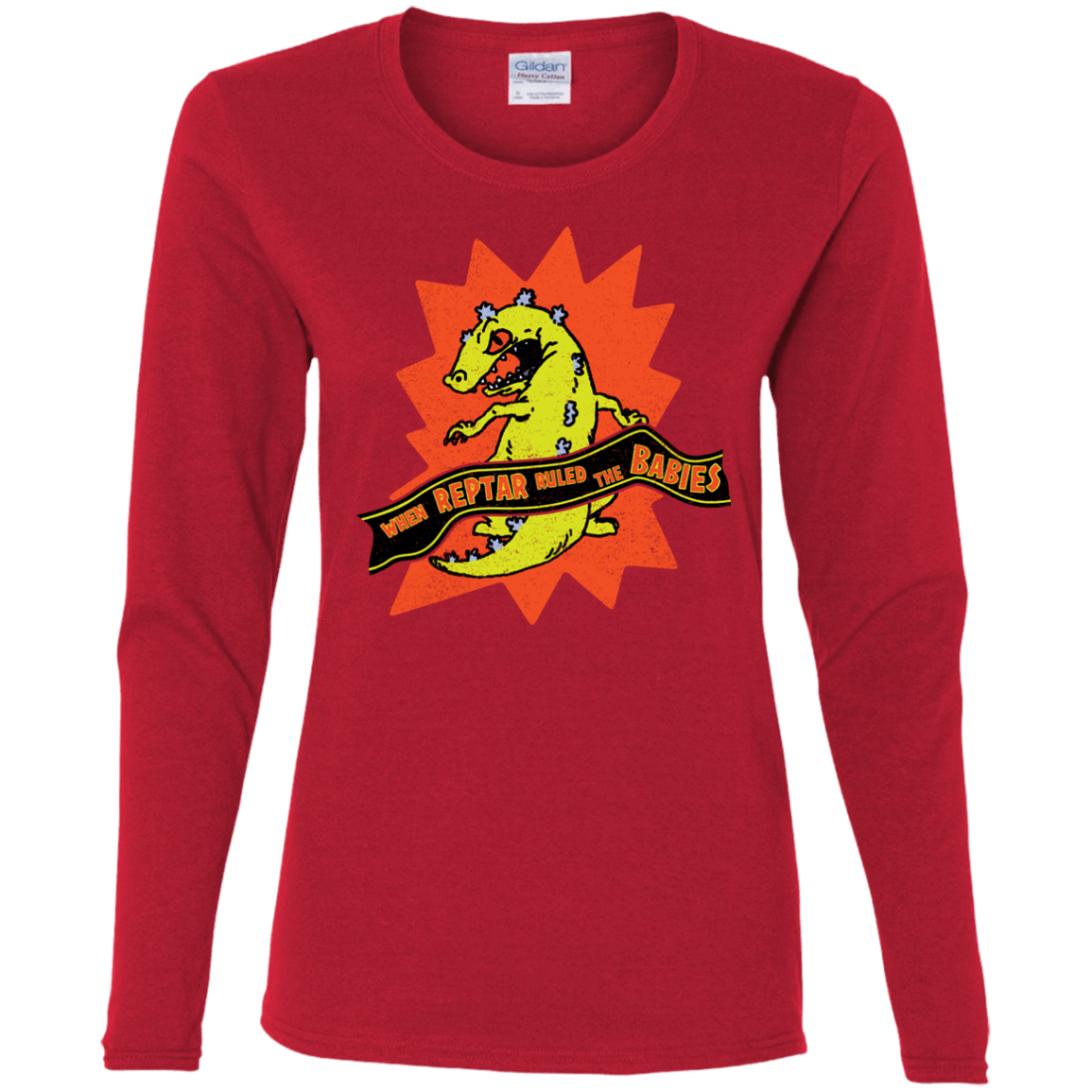 T-Shirts Red / S When Reptar Ruled The Babies Women's Long Sleeve T-Shirt