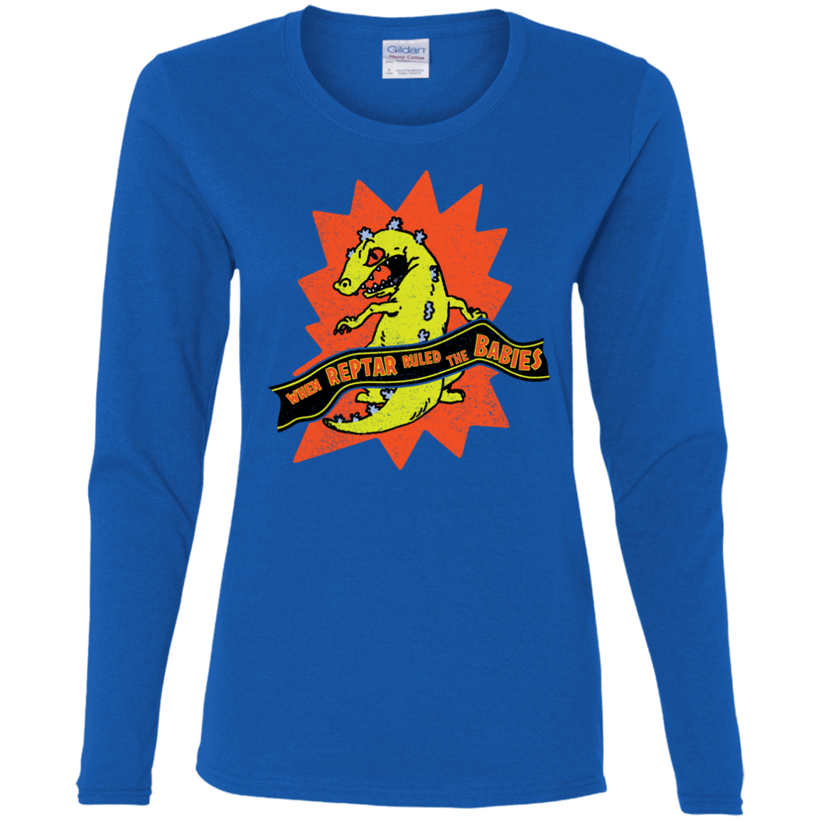 T-Shirts Royal / S When Reptar Ruled The Babies Women's Long Sleeve T-Shirt