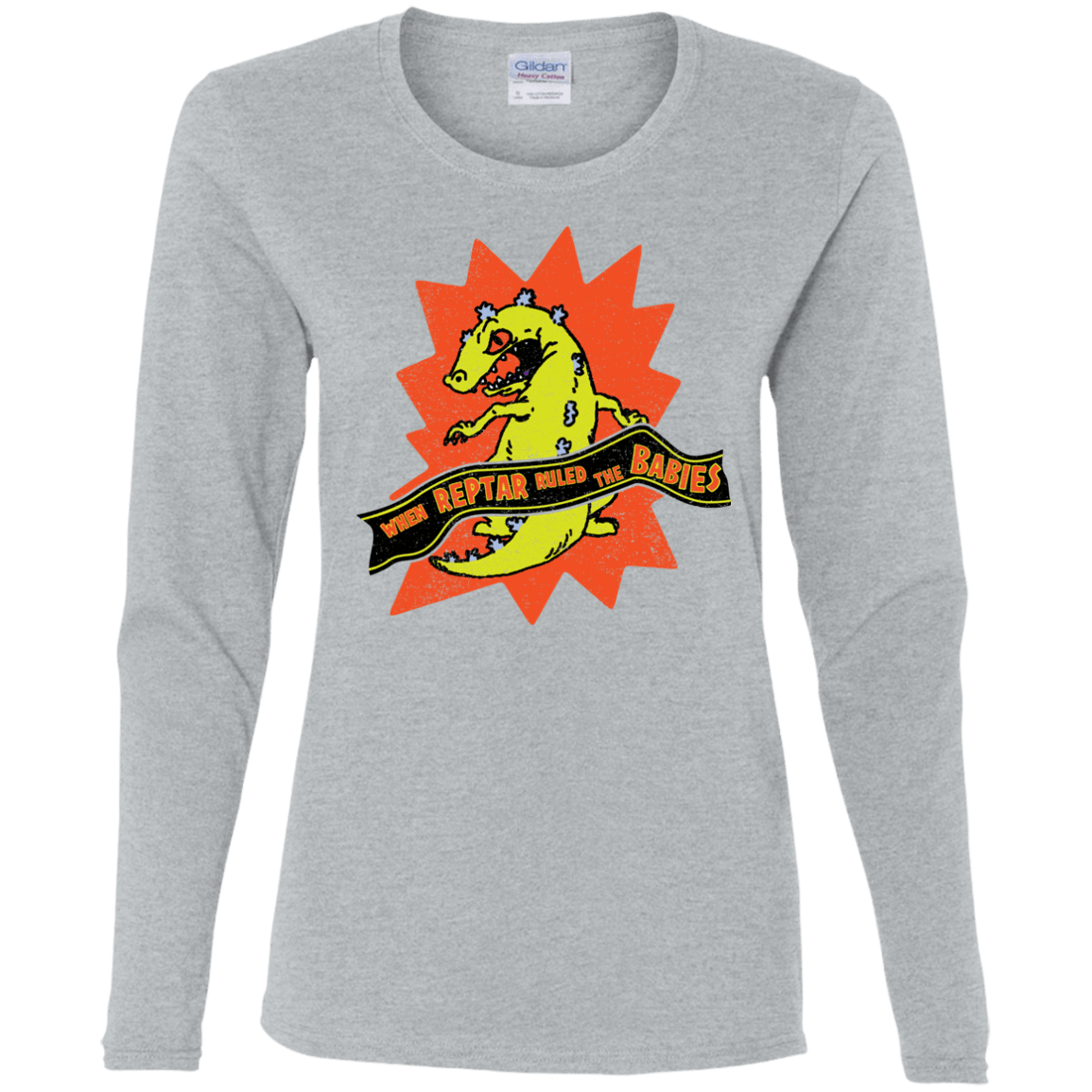 T-Shirts Sport Grey / S When Reptar Ruled The Babies Women's Long Sleeve T-Shirt
