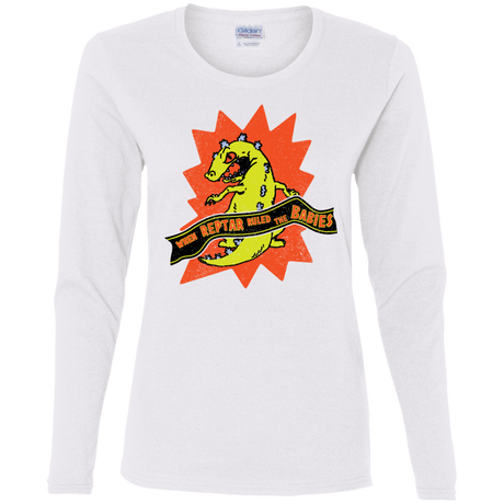 T-Shirts White / S When Reptar Ruled The Babies Women's Long Sleeve T-Shirt