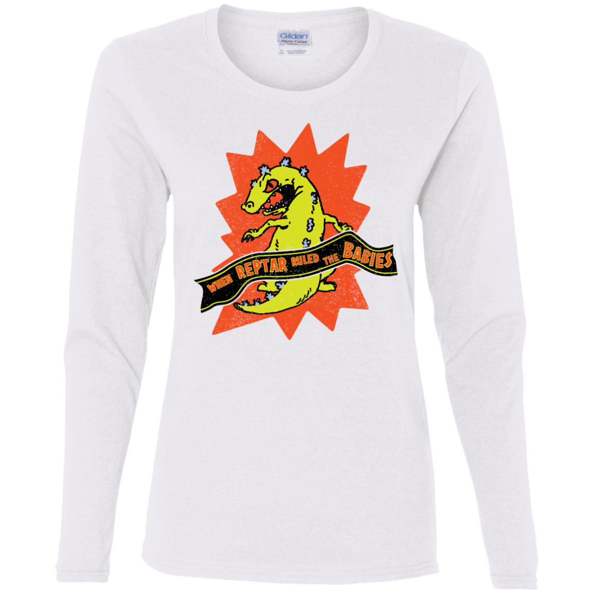 T-Shirts White / S When Reptar Ruled The Babies Women's Long Sleeve T-Shirt