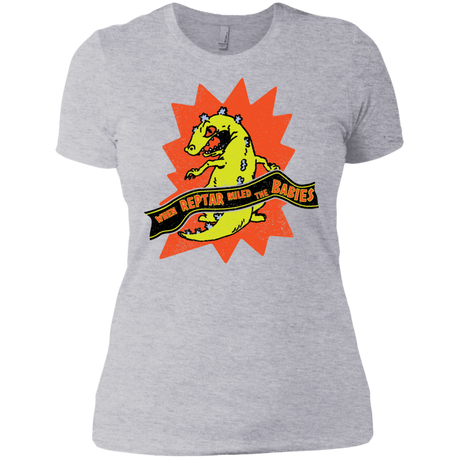T-Shirts Heather Grey / X-Small When Reptar Ruled The Babies Women's Premium T-Shirt