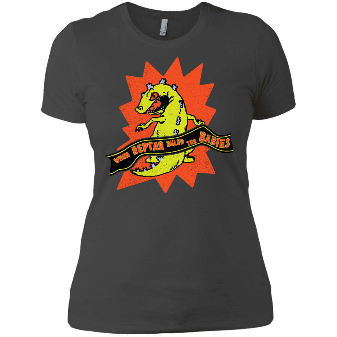 T-Shirts Heavy Metal / X-Small When Reptar Ruled The Babies Women's Premium T-Shirt