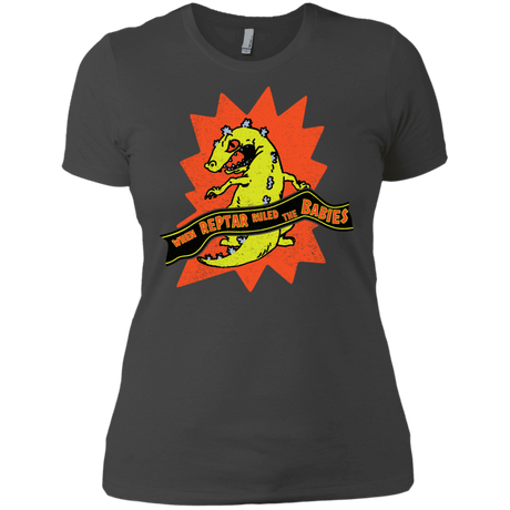 T-Shirts Heavy Metal / X-Small When Reptar Ruled The Babies Women's Premium T-Shirt