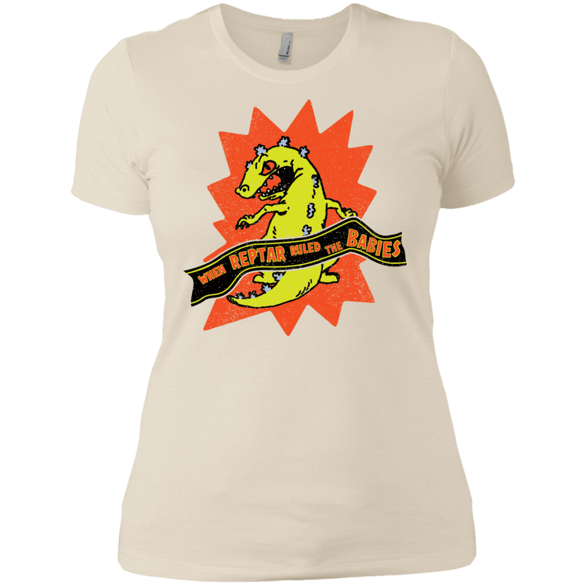 T-Shirts Ivory/ / X-Small When Reptar Ruled The Babies Women's Premium T-Shirt