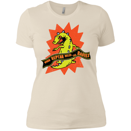 T-Shirts Ivory/ / X-Small When Reptar Ruled The Babies Women's Premium T-Shirt