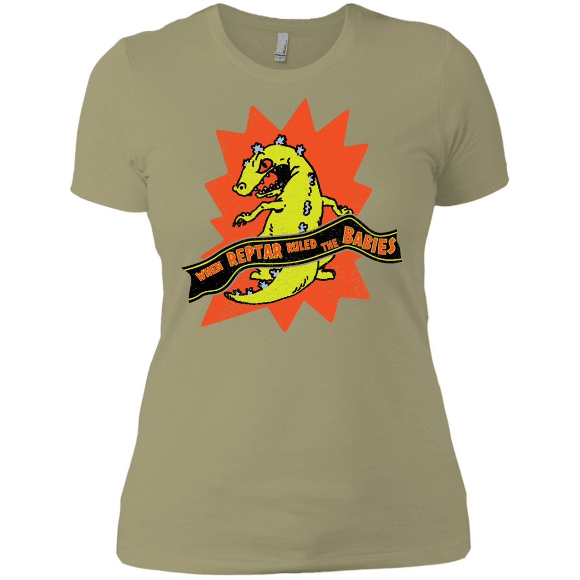 T-Shirts Light Olive / X-Small When Reptar Ruled The Babies Women's Premium T-Shirt