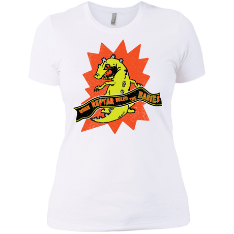 T-Shirts White / X-Small When Reptar Ruled The Babies Women's Premium T-Shirt