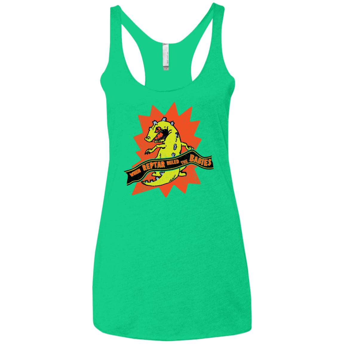 When Reptar Ruled The Babies Women's Triblend Racerback Tank
