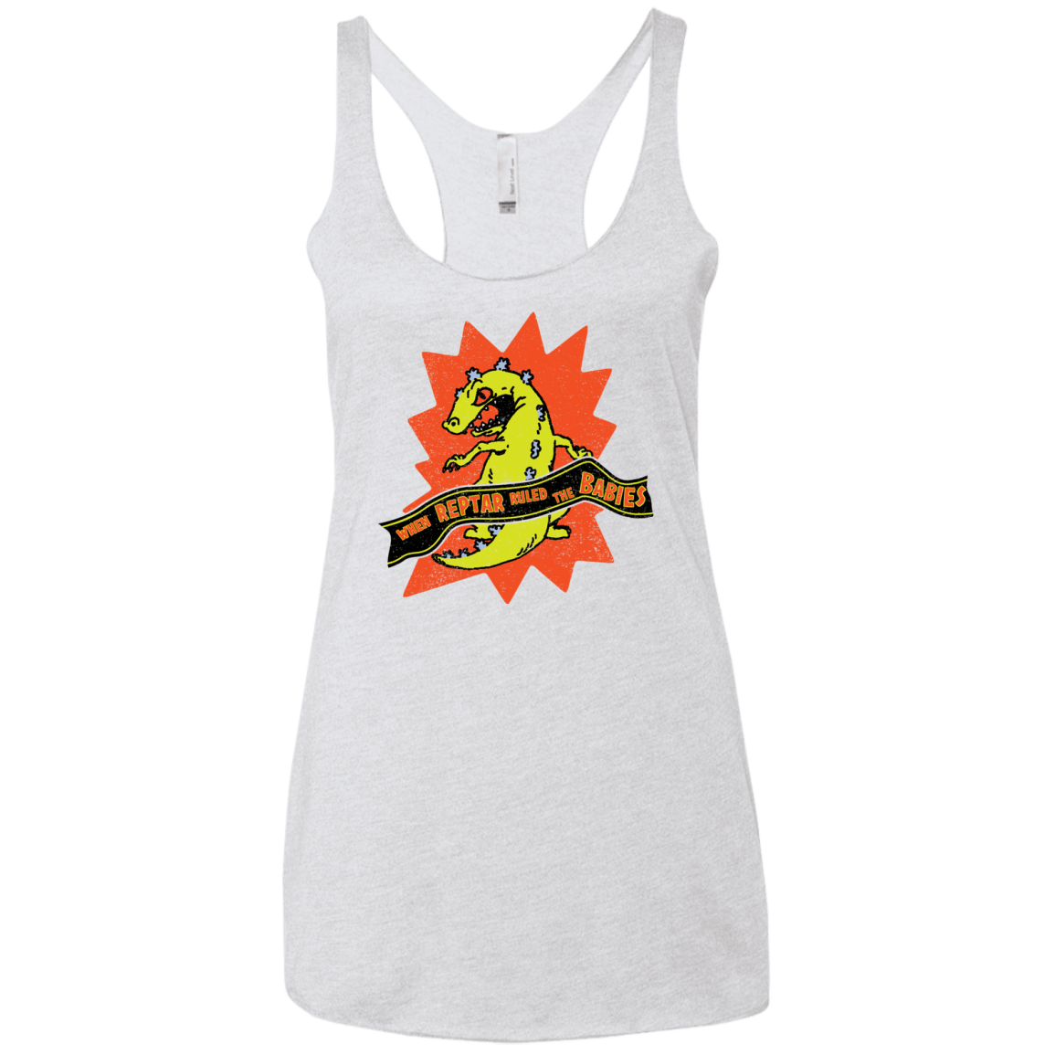 When Reptar Ruled The Babies Women's Triblend Racerback Tank