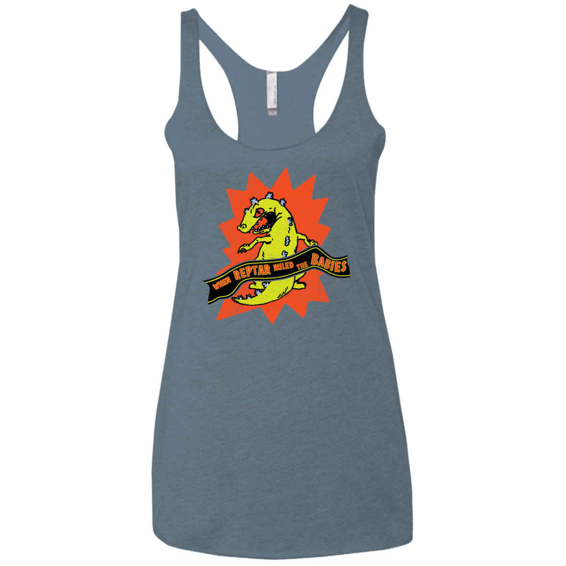 When Reptar Ruled The Babies Women's Triblend Racerback Tank
