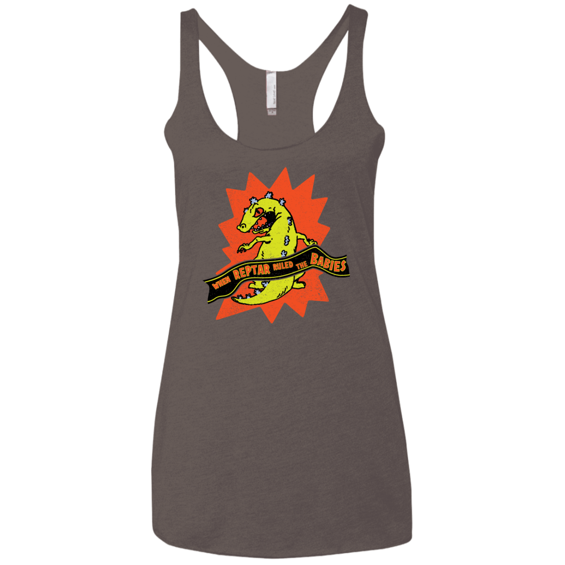 When Reptar Ruled The Babies Women's Triblend Racerback Tank