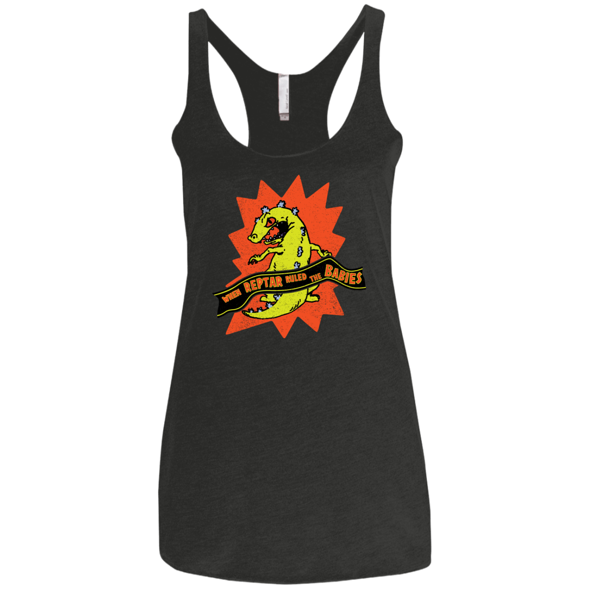 When Reptar Ruled The Babies Women's Triblend Racerback Tank