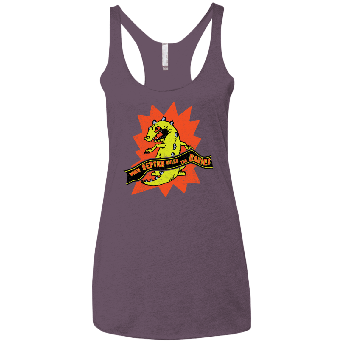 When Reptar Ruled The Babies Women's Triblend Racerback Tank