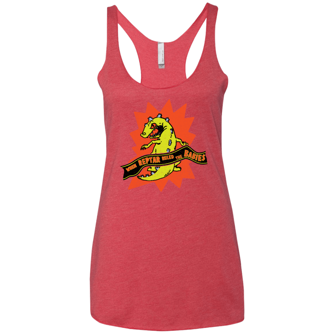 When Reptar Ruled The Babies Women's Triblend Racerback Tank