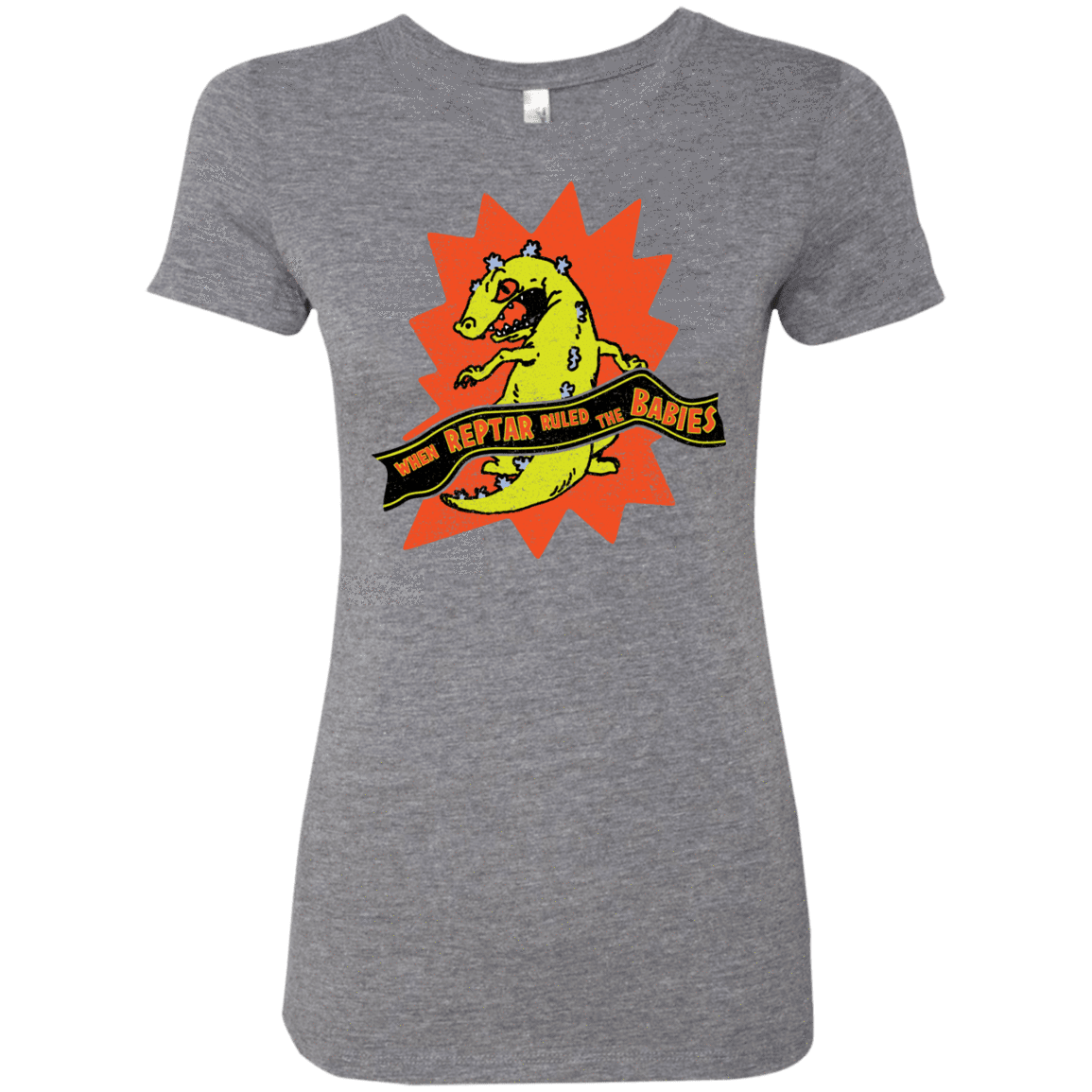 T-Shirts Premium Heather / S When Reptar Ruled The Babies Women's Triblend T-Shirt