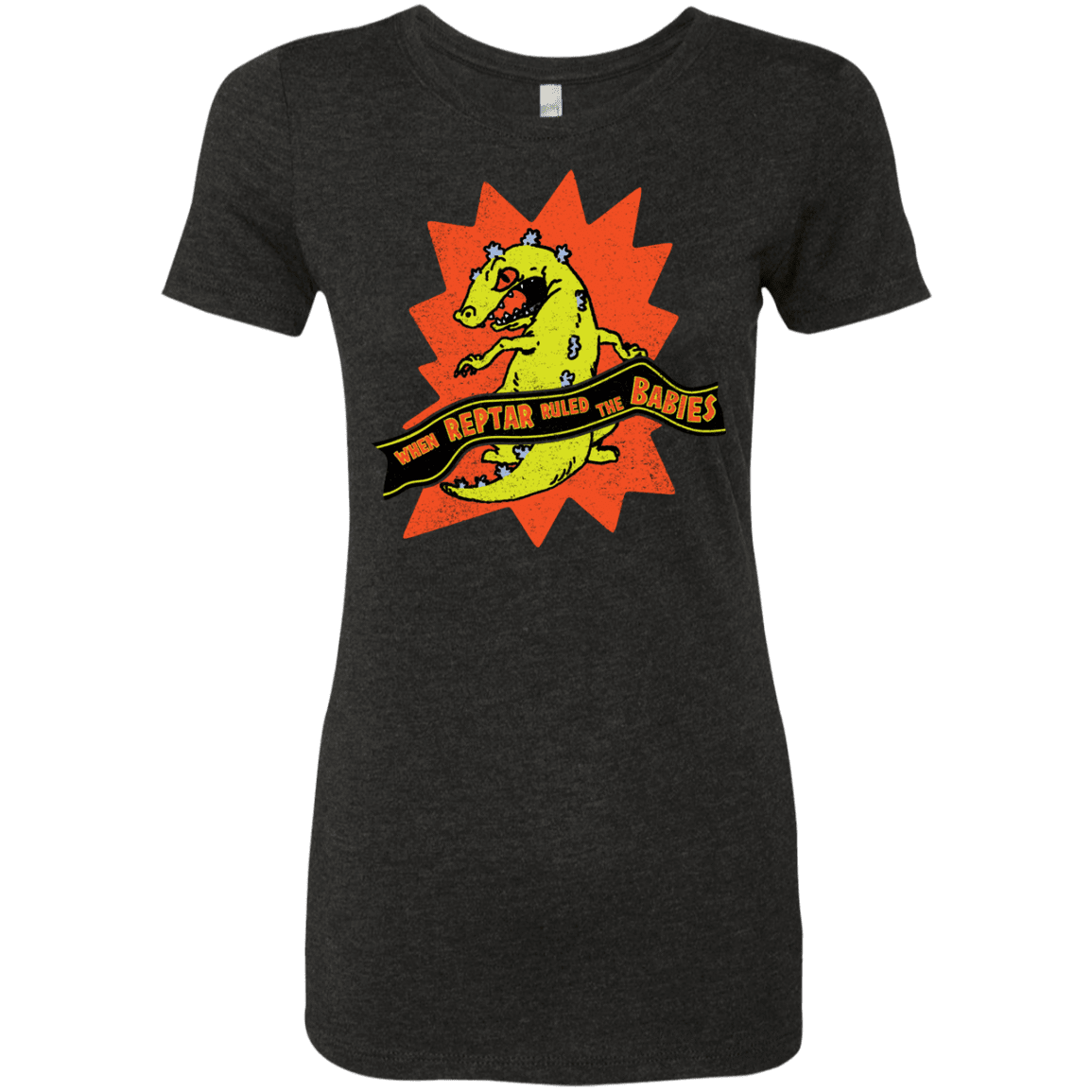 T-Shirts Vintage Black / S When Reptar Ruled The Babies Women's Triblend T-Shirt
