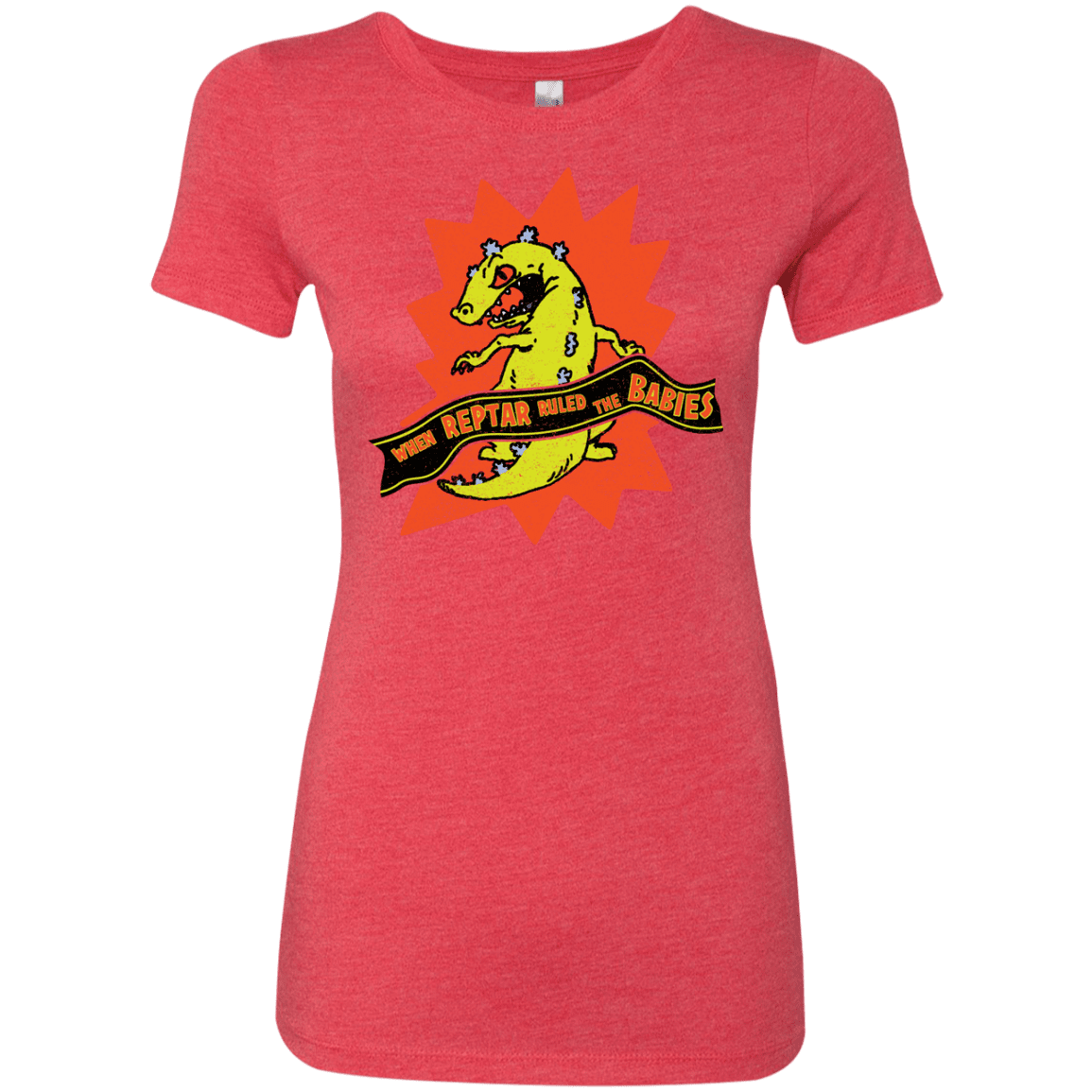 T-Shirts Vintage Red / S When Reptar Ruled The Babies Women's Triblend T-Shirt