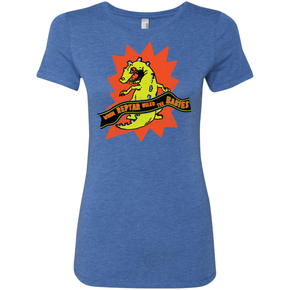T-Shirts Vintage Royal / S When Reptar Ruled The Babies Women's Triblend T-Shirt