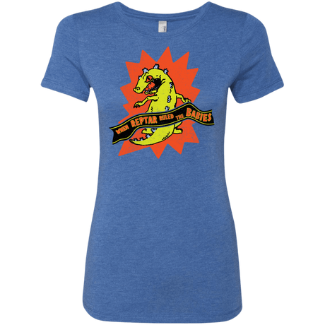 T-Shirts Vintage Royal / S When Reptar Ruled The Babies Women's Triblend T-Shirt