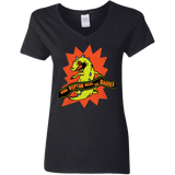T-Shirts Black / S When Reptar Ruled The Babies Women's V-Neck T-Shirt
