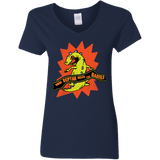 T-Shirts Navy / S When Reptar Ruled The Babies Women's V-Neck T-Shirt
