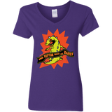 T-Shirts Purple / S When Reptar Ruled The Babies Women's V-Neck T-Shirt