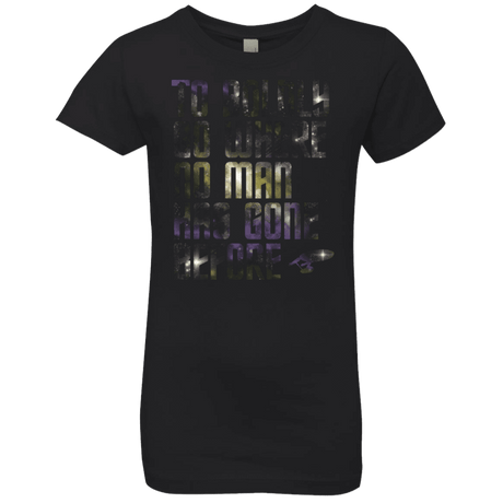 T-Shirts Black / YXS Where no Man has gone Before Girls Premium T-Shirt