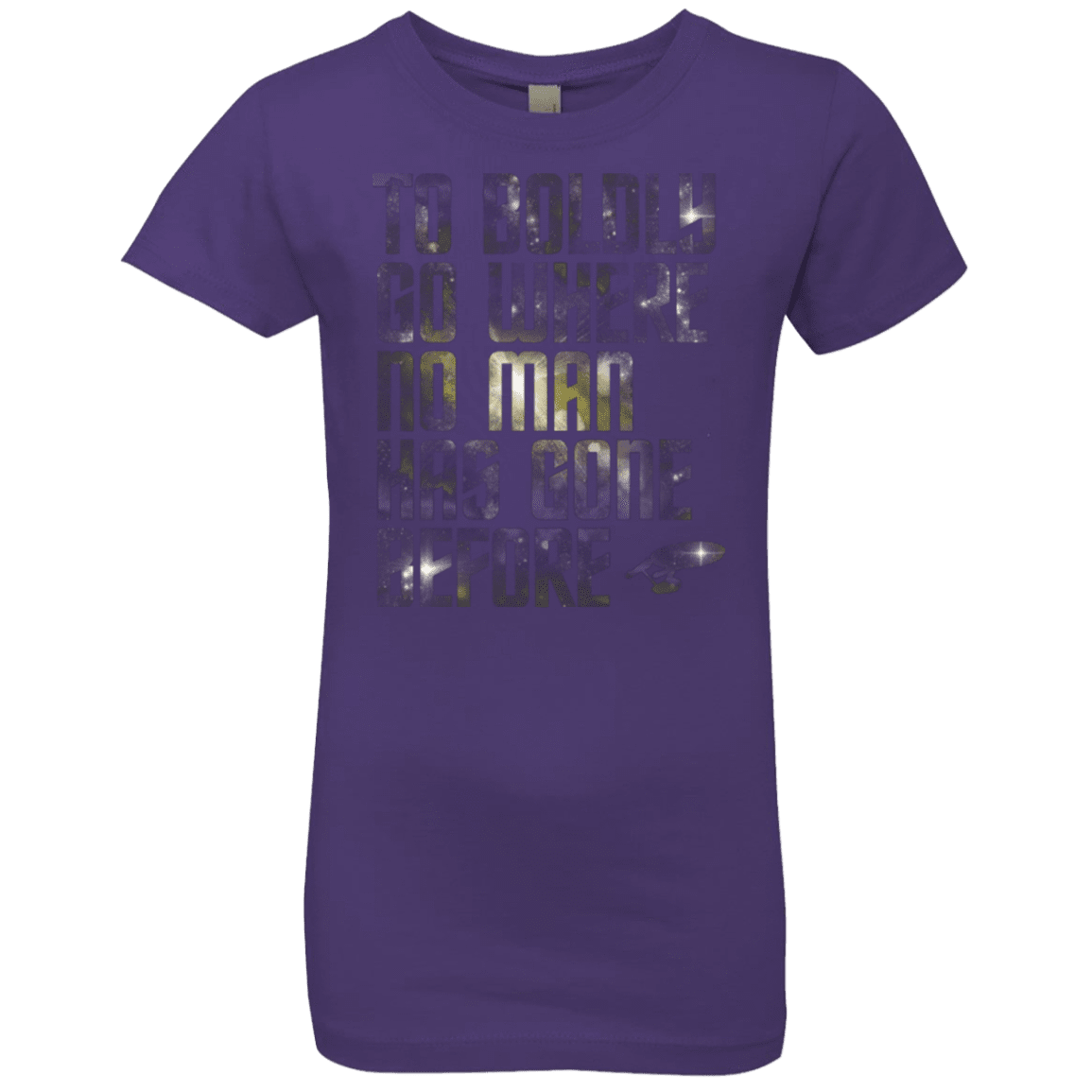 T-Shirts Purple Rush / YXS Where no Man has gone Before Girls Premium T-Shirt
