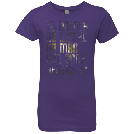 T-Shirts Purple Rush / YXS Where no Man has gone Before Girls Premium T-Shirt