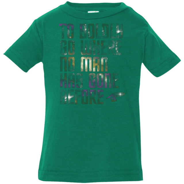 T-Shirts Kelly / 6 Months Where no Man has gone Before Infant Premium T-Shirt